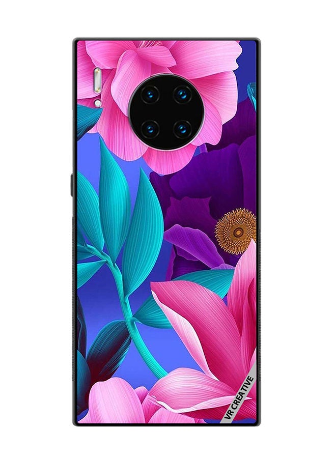 VR CREATIVE Protective Case Cover For Huawei Mate 30 Pro Flower Design Multicolour - Image 1