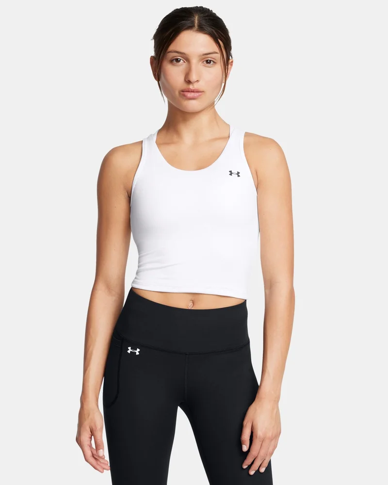 UNDER ARMOUR White Women's Motion Training Tank Top for Women | Best Price UAE