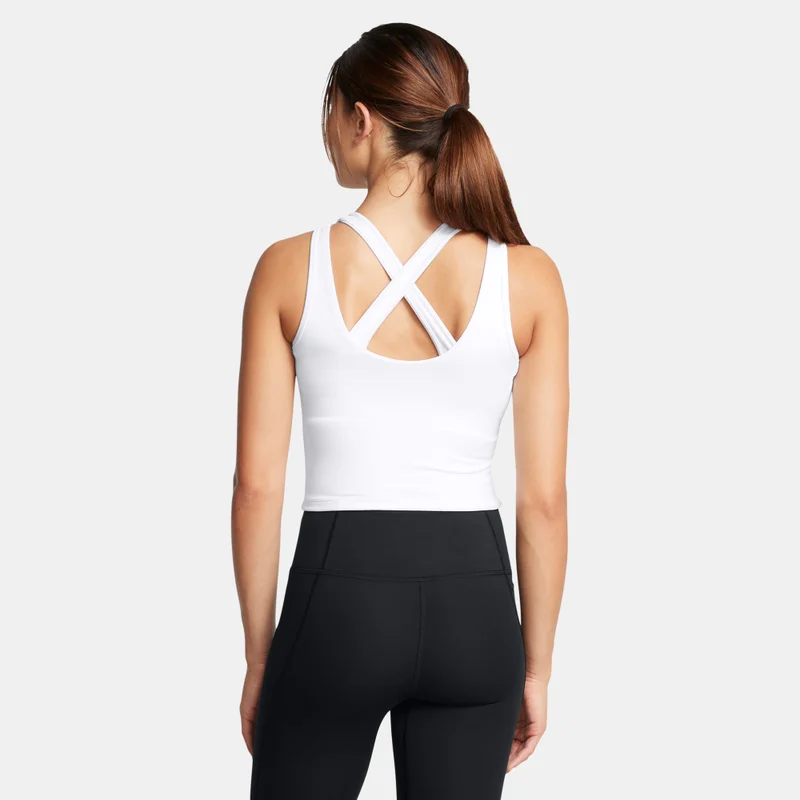UNDER ARMOUR White Women's Motion Training Tank Top for Women | Best Price UAE
