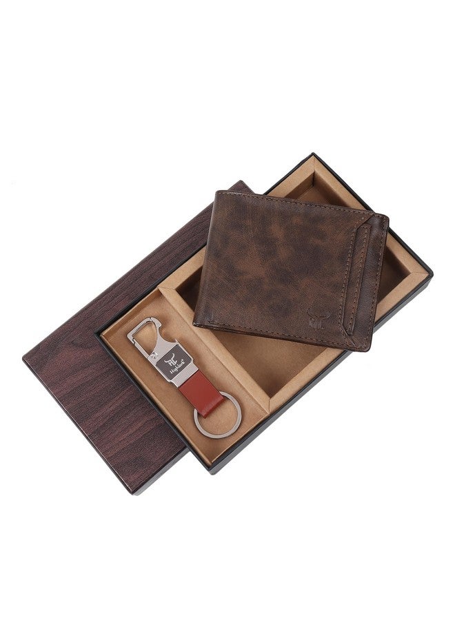 Highlark Exclusive Wallet & Keychain Combo Gift Set for Men | Business, Office, Graduation, Thank You, Welcome, Birthday, Professional, Employee Gift - Image 1