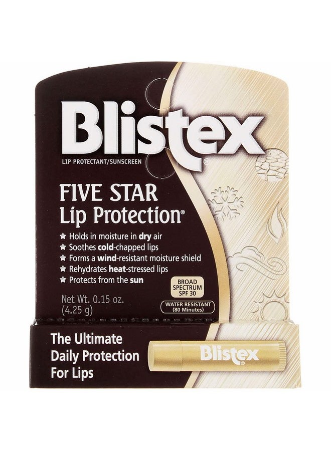 بليستكس 5 Star Lip Protct مقاس 0.15 أونصة، عبوة من 3 قطع 