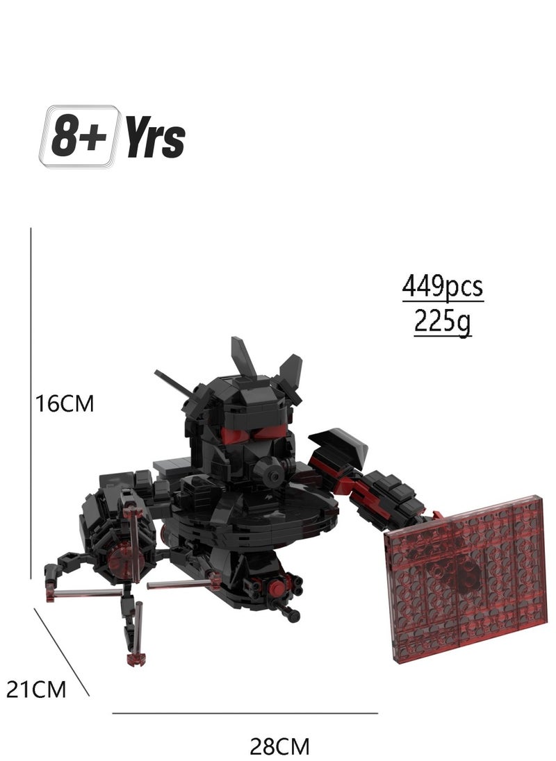 General Man Toy Building Blocks 449Pcs UFO Toilet Elite Toy Ideas Toys Battle Horror Game Model Ideas Toys Gifts for Adult & Kids  - Image 1
