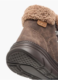 Lee Cooper Women's Plush Detail Ankle Boots with Zip Closure  - Image 5