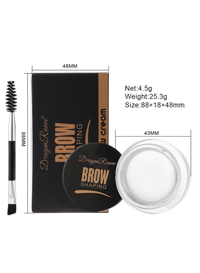 Dragon Ranee - Brow Shaping - Professional Waterproof Eyebrow Gel With Flexible Brush Styling Kit, Brows Soap Eyebrow Styling Wax for Lamination Effect, Clear Eye Brow Gel Waterproof & Long Lasting - Image 1