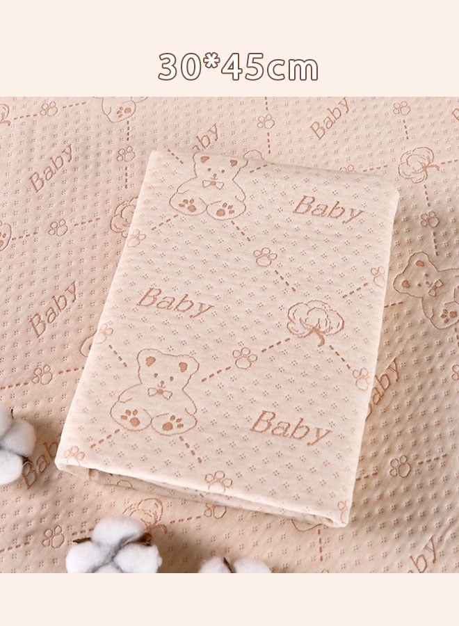 Waterproof Changing Pads Portable - Breathable Leak Proof Mattress Pad Protector Baby Changing Mat, Lightweight & Foldable, 100% Cotton Surface - Washable Mattress Protector for Babies, Toddlers  - Image 2