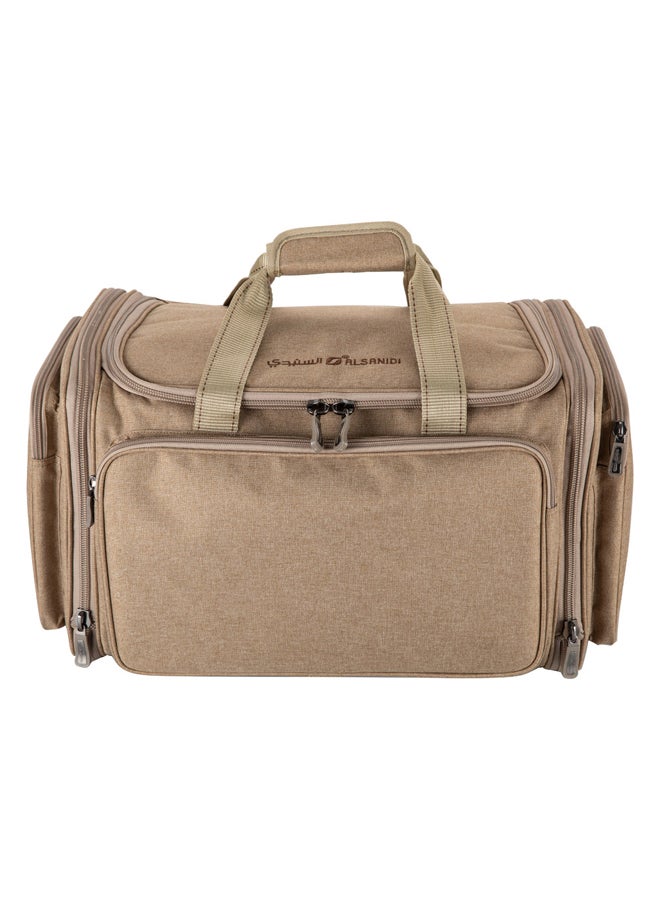 السنيدي شنطة عزبة المستوي للرحلات، شنطة كشتات، خشبي، مقاس 49*32*32.5سم - Image 2