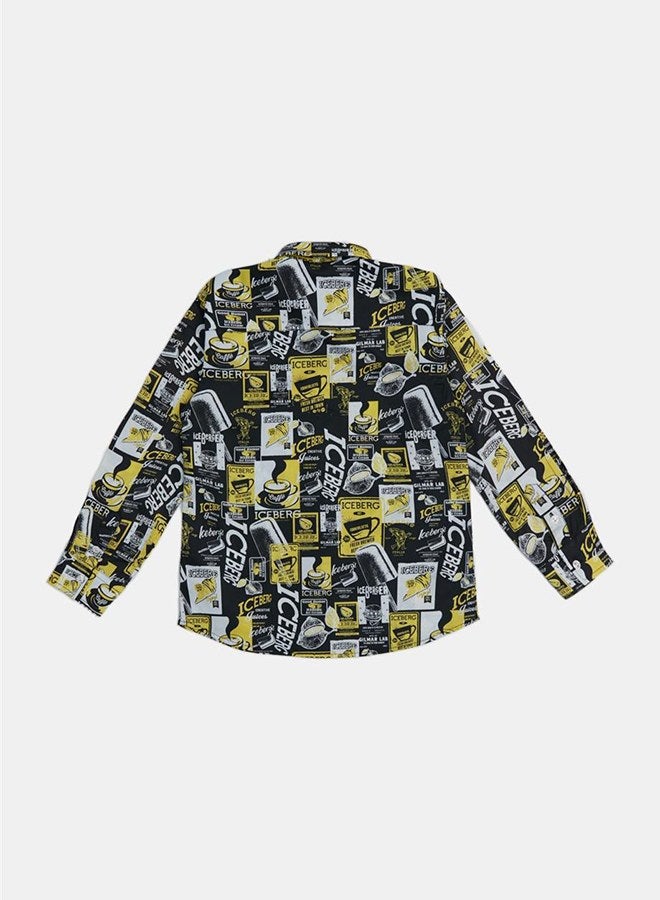 ICEBERG Iceberg Boy Black Shirt  - Image 2