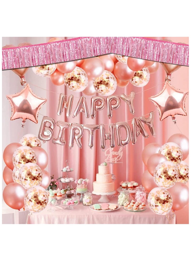 Anna 30*200cm Birthday Party Backdrop Decorations - Glossy Fringe Tassel Curtains Banners Set of 12 - Image 3