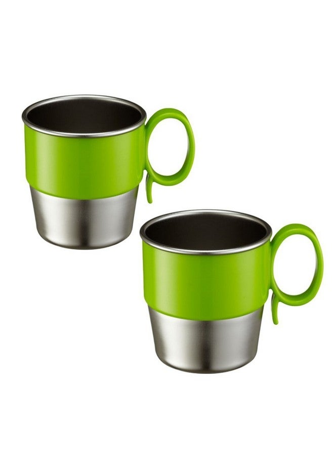 Innobaby Din Din SMART Stainless Steel Cup 9oz (Green (2 Pack)) - Image 1