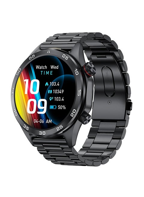 Smart Watch for Men 1.52" HD Sports Fitness Tracker Men's Smartwatch with LED Flashlight, IP67 Waterproof Smartwatch with Heart Rate Sleep Monitor for iOS Android,Black