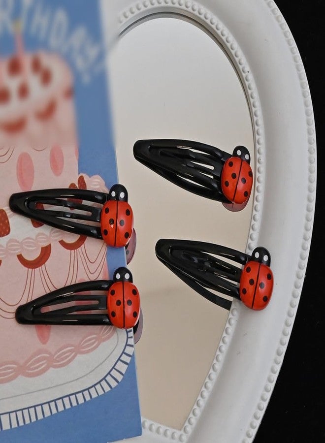 ccHuDE 20 Pcs Small Ladybug Hair Clips Plastic Animal Hair Clips Decorative Cute Hair Clamps Lovely Hair Barrettes Small Insect Hair Accessories for Women Girls - Image 2