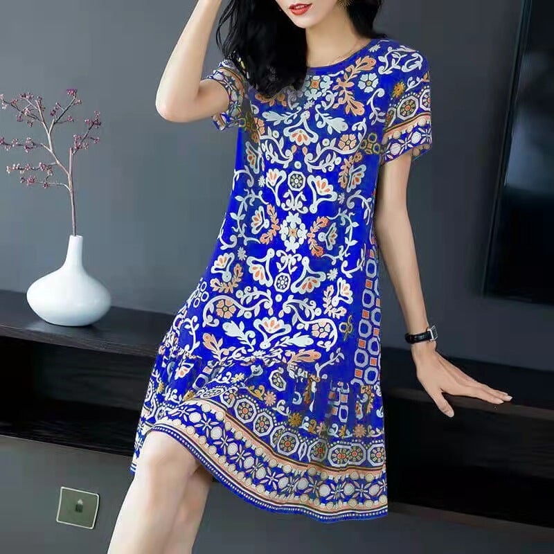 Hepburn style dress, elegant feminine daily styling - Image 1
