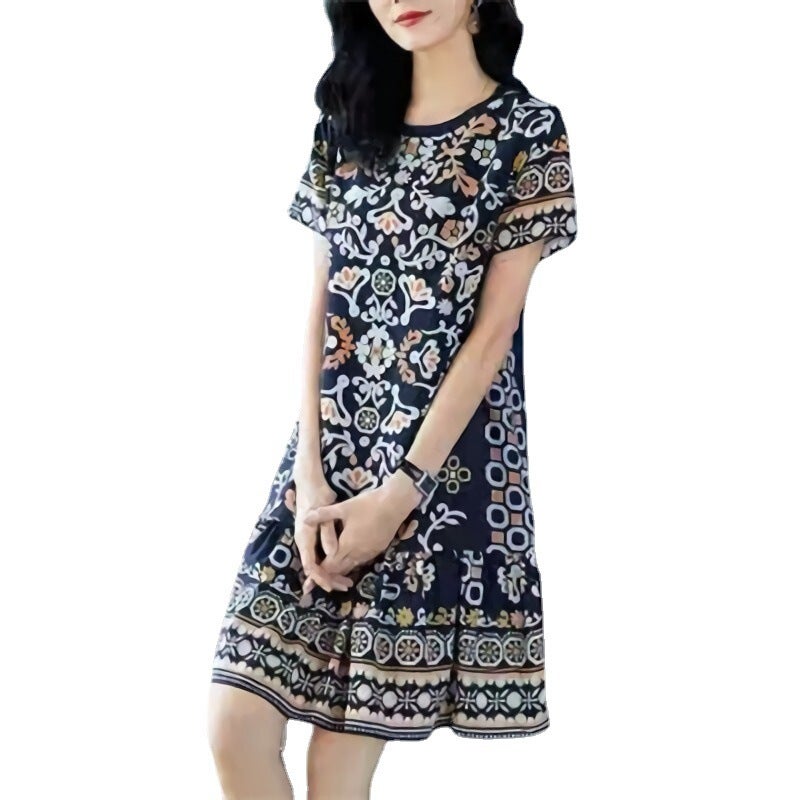 Hepburn style dress, elegant feminine daily styling - Image 3