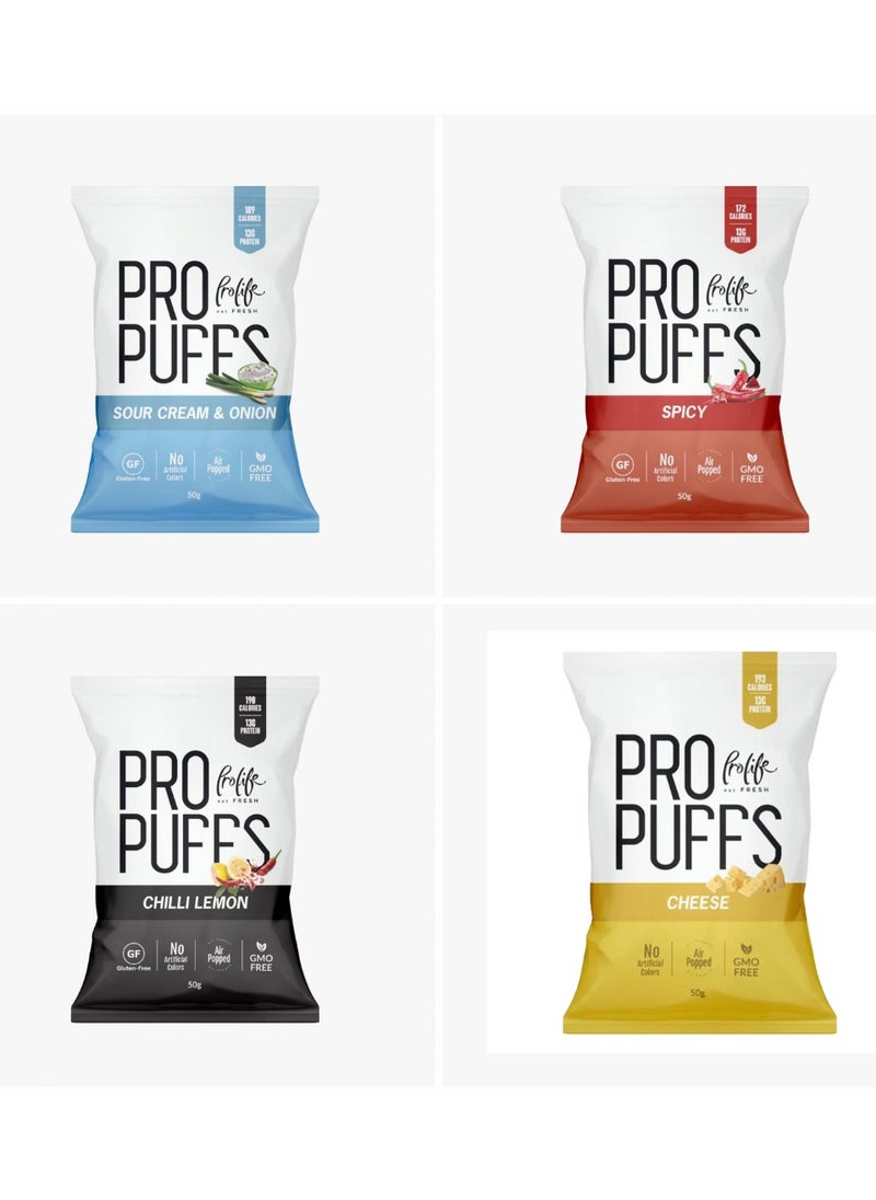 Prolife Pro Puffs Assorted Pack 8pc 