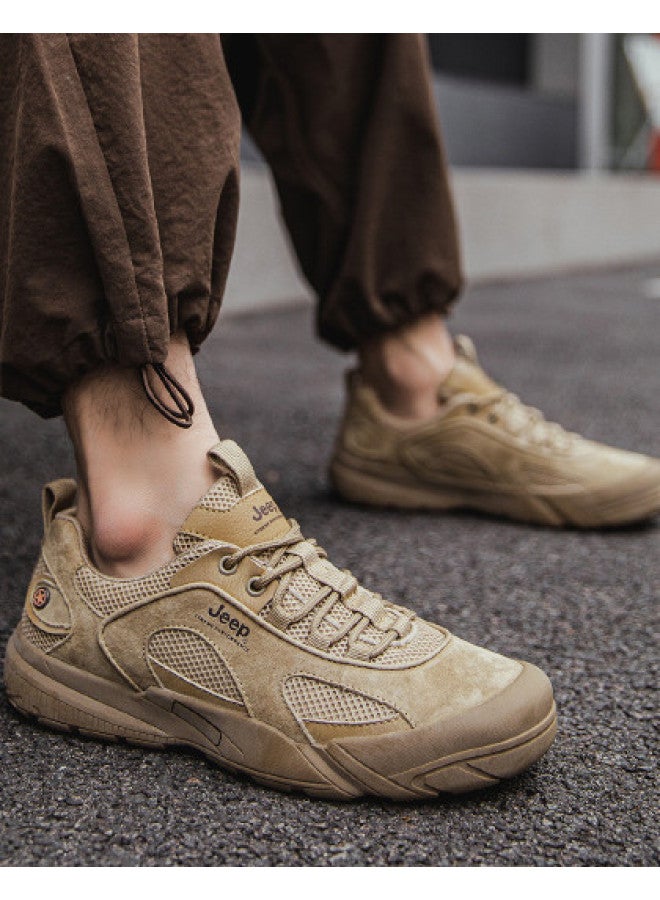 Jeep Men's Summer Breathable Casual Sports Shoes Comfortable Hiking Walking Shoes For Travel - Image 1