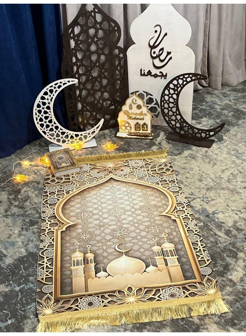 بوكس رمضان ( مصلية + مصحف + مبخرة + اذكار+ بخور ) تهادوا تحابوا عاليه الجوده متعدده الاشكال - Image 2