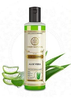 Khadi Natural Herbal Aloevera Herbal Hair Cleanser (Shampoo) 210Ml  - Image 1