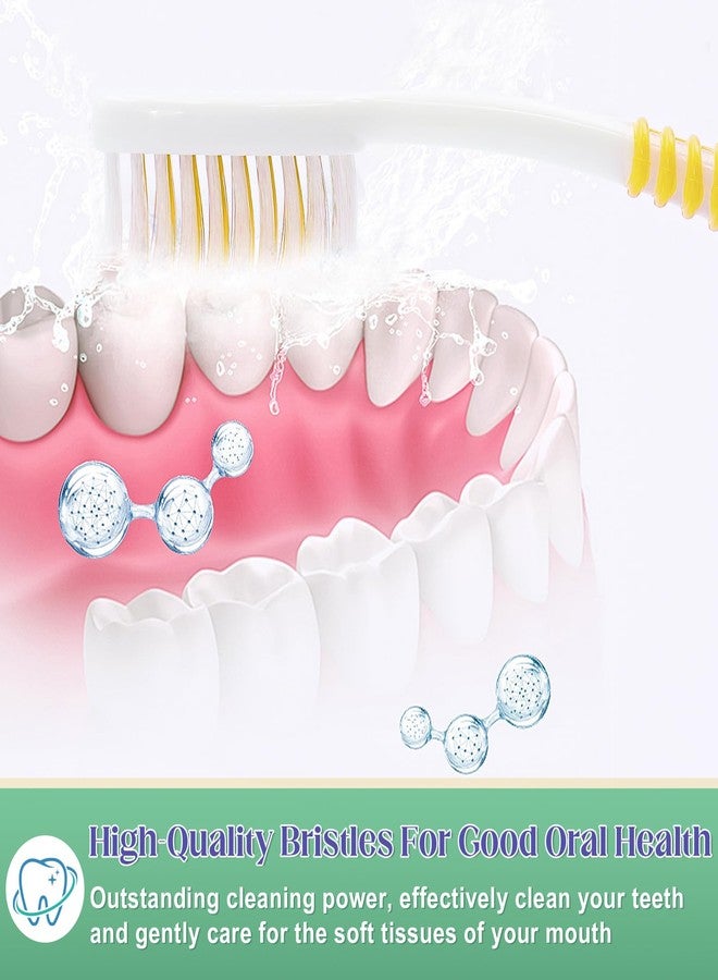 مجموعة فرش أسنان كومديان، ٥٠ قطعة، للاستخدام مرة واحدة، عبوة فرش أسنان للسفر، شعيرات ناعمة مغلفة بشكل فردي، تنظيف فعال للأطفال والكبار وكبار السن. مناسبة للفنادق والسفر والمنزل والتبرعات. - Image 4