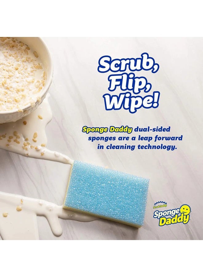 Scrub Daddy Sponge Daddy - Scratch-Free Multipurpose Kitchen & Dish Sponge - BPA Free & Made with Polymer Foam - Stain & Odor Resistant (4 Count) - Image 2