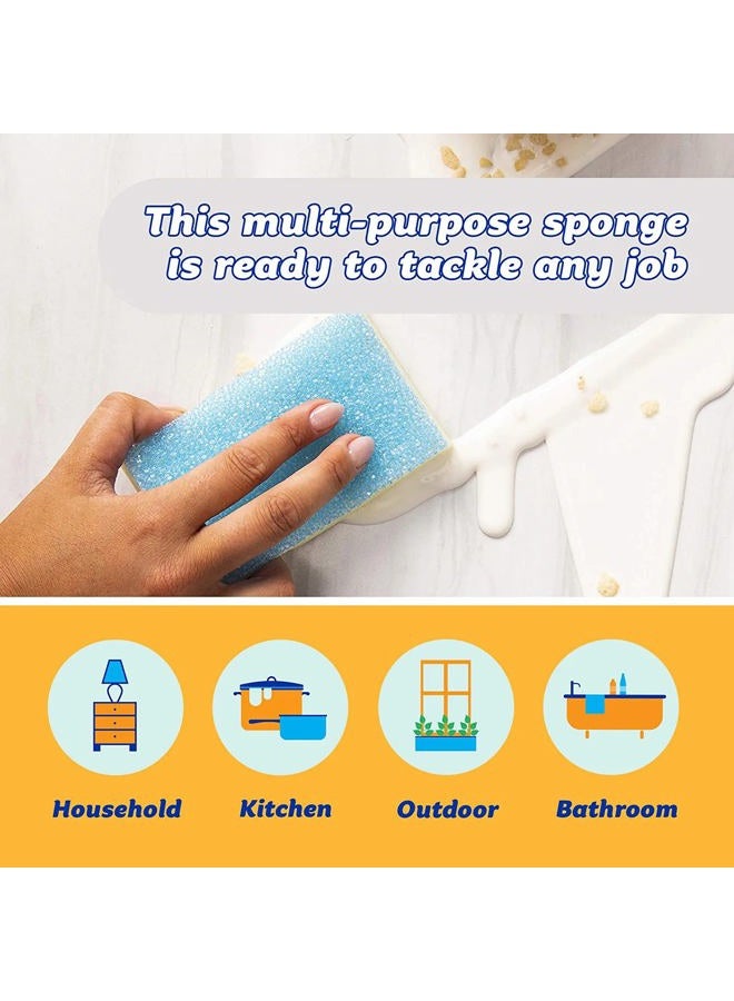 Scrub Daddy Sponge Daddy - Scratch-Free Multipurpose Kitchen & Dish Sponge - BPA Free & Made with Polymer Foam - Stain & Odor Resistant (4 Count) - Image 4