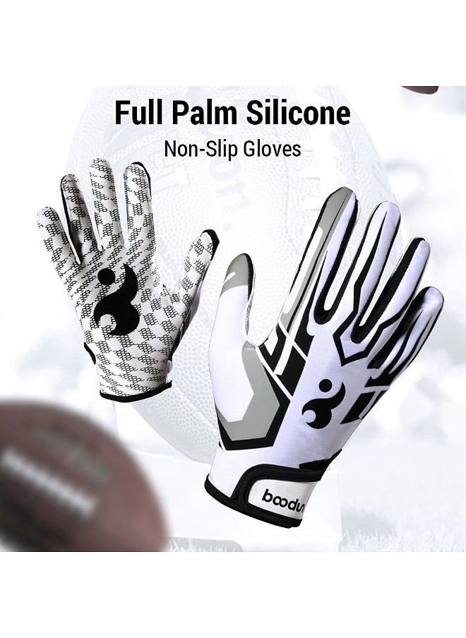 BOODUN Rugby Gloves Sports Grip Gloves for Fitness  Outdoor Activities  and Hiking Enhanced Grip  - Image 4