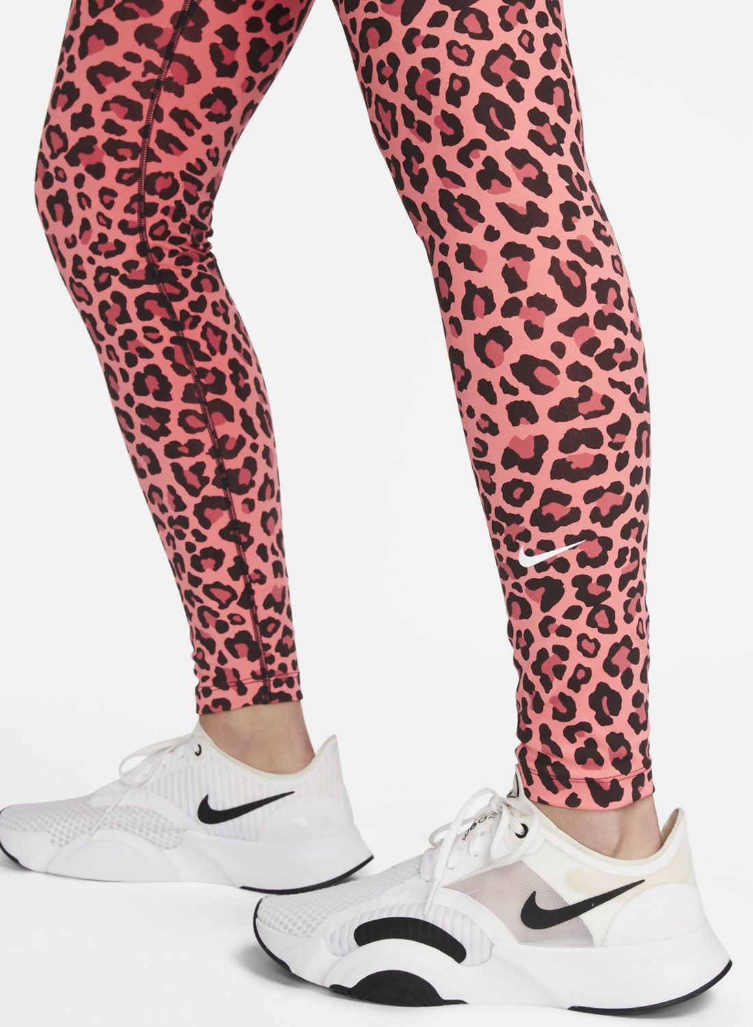nike pink leopard print leggings