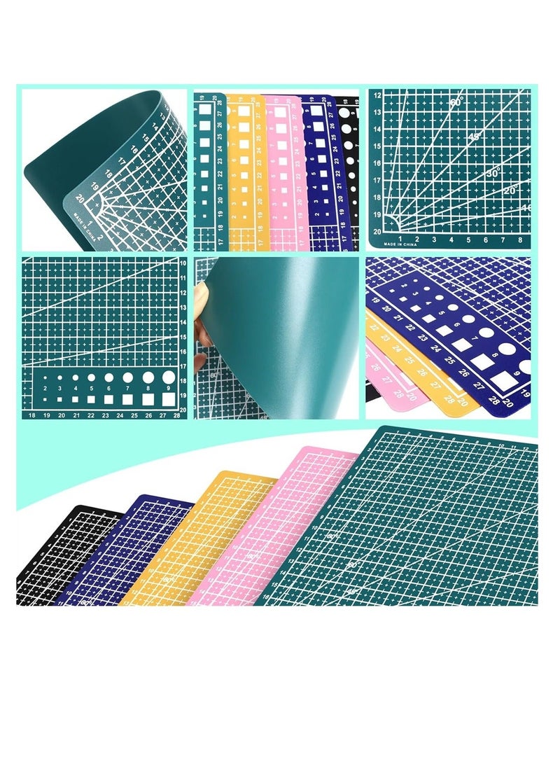 5 Pack Cutting Mat for Cricut 9 x12 inch Cutting Mat for Cricut Art Hobby Craft Scrapbooking Stencil Sticky Mat for Craft Non-Porous and Anti-Slip Surface - Image 3