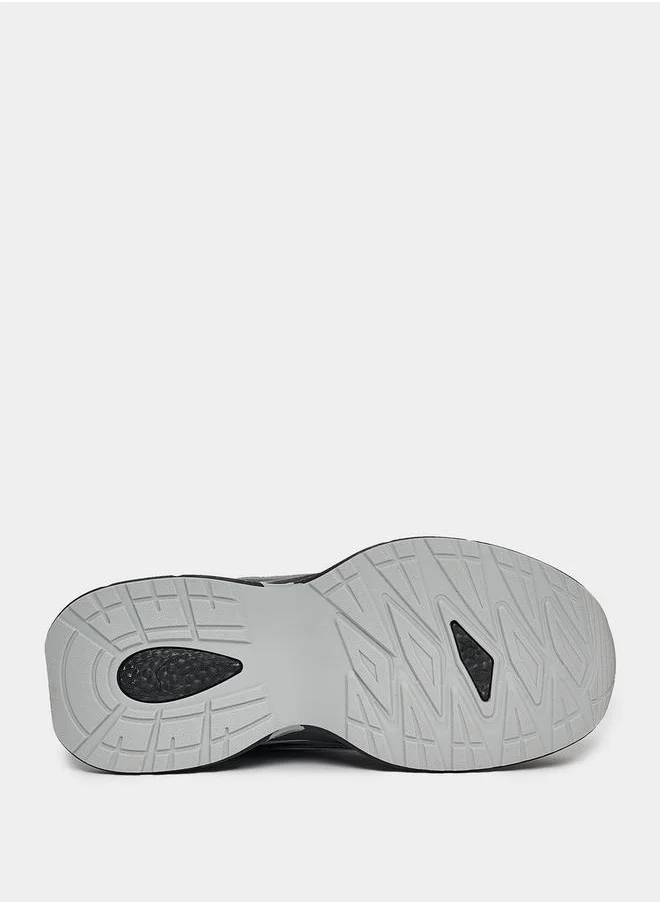 Styli Graphic Pattern Retro Chunky Sole Sneakers
