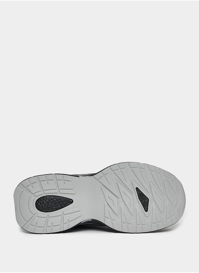 Graphic Pattern Retro Chunky Sole Sneakers