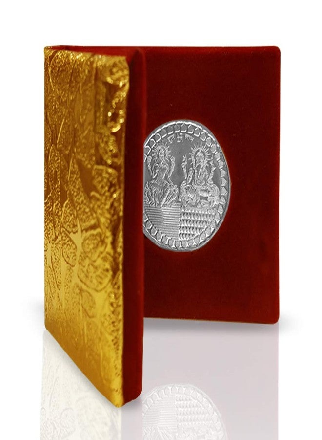 NINE10 German Silver-Plated Coins 10 Grams Silver Plated for Diwali for Men/Women/Staff/Customer/Clients/Corporate with Exclusive Velvet Gift Box (Pack of 10) - Image 4