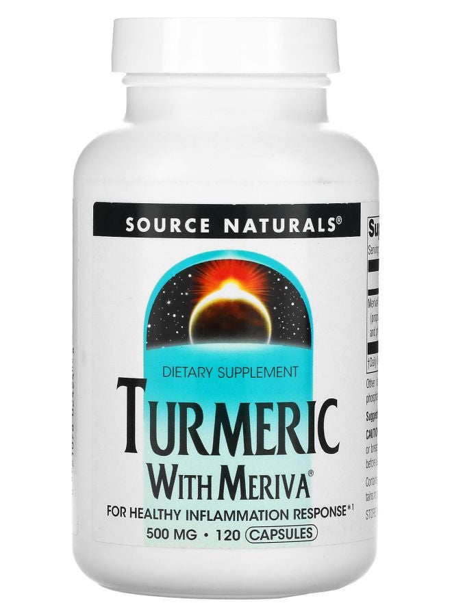 Turmeric With Meriva 500 mg 120 Capsules
