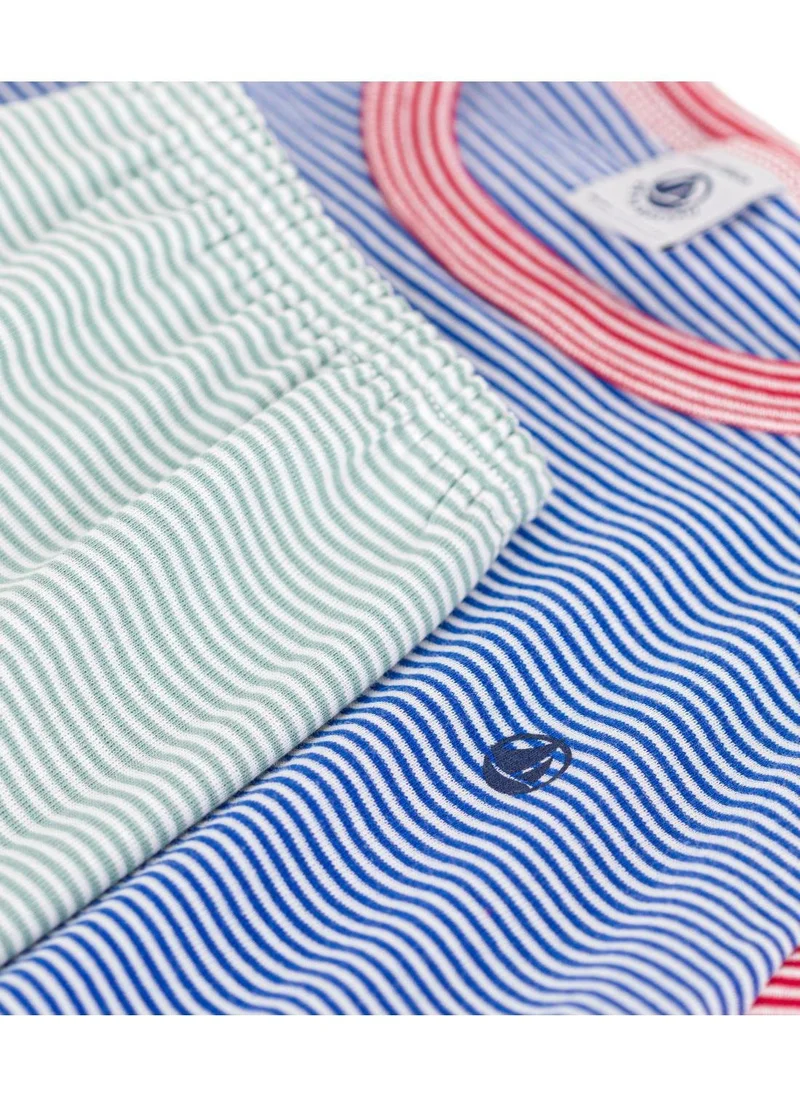 Petit Bateau Children's short stripy pyjamas