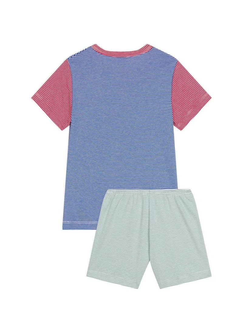 Petit Bateau Children's short stripy pyjamas