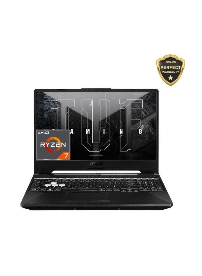 ASUS TUF Gaming A15 FA506NCG-HN857W- AMD Ryzen R7-8845HS, 8GB RAM , 512GB SSD , RTX 3050  , 15.6'' FHD , Win11 - English/Arabic Graphite Black - Image 1