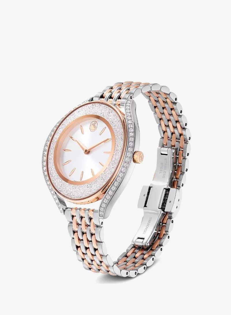 Swarovski  Crystalline Professional Stainless Steel White Dial Analog Watch for Women | Best Price UAE