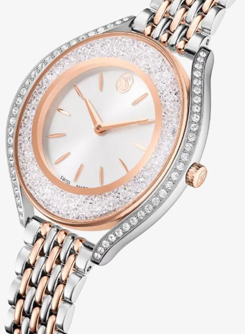 Swarovski  Crystalline Professional Stainless Steel White Dial Analog Watch for Women | Best Price UAE
