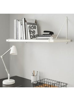 Zaboon Wall Shelf, White/White, 80X30 Cm  - Image 4
