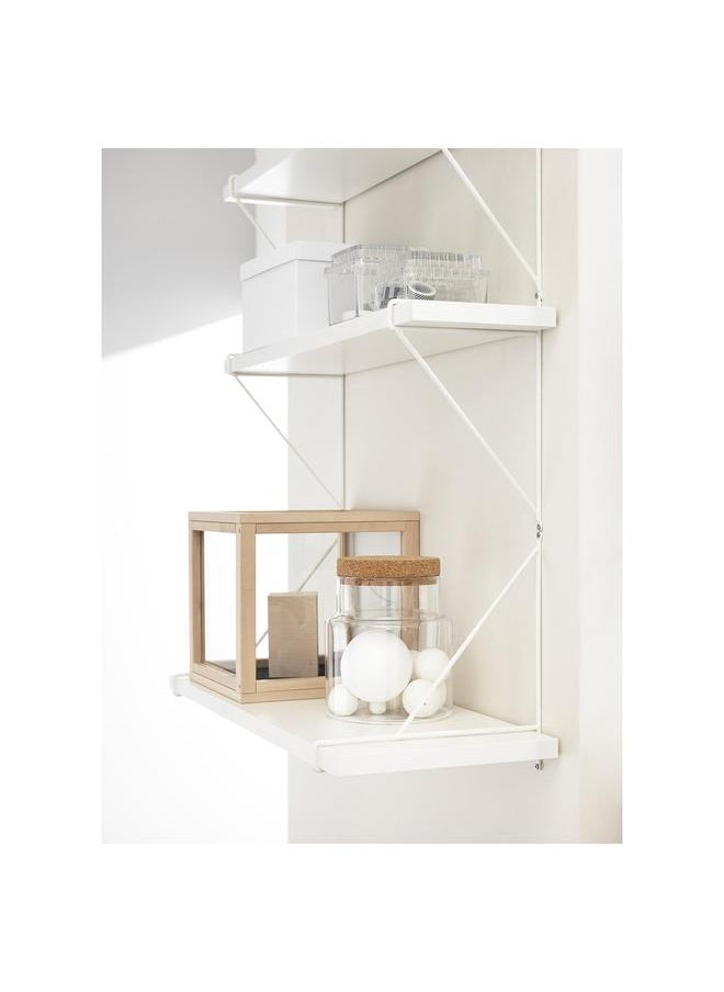 Zaboon - Wall Shelf, White/White, 80X30 Cm - Image 1