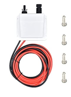 KASTWAVE Solar Weatherproof ABS Double Cable Entry Gland  for All Cable Types 6mm² to 12mm², Waterproof ABS Solar Entry housing for RVs, Boats, Yacht, Roofs  - Image 1