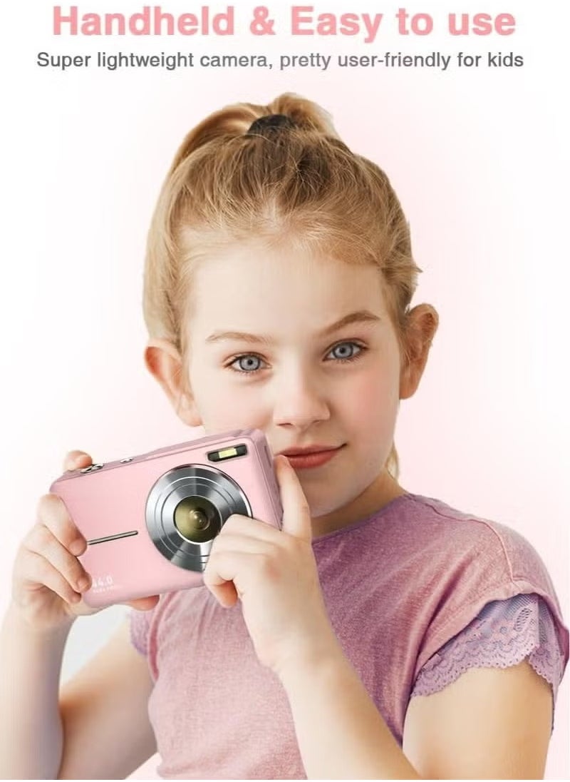 Generic - Digital Camera, FHD 1080P Kids Camera 44MP Point and Shoot Digital Camera with 32GB SD Card, 16x Zoom, Lanyard, Small Compact Camera for Kids Boys Girls - Image 1