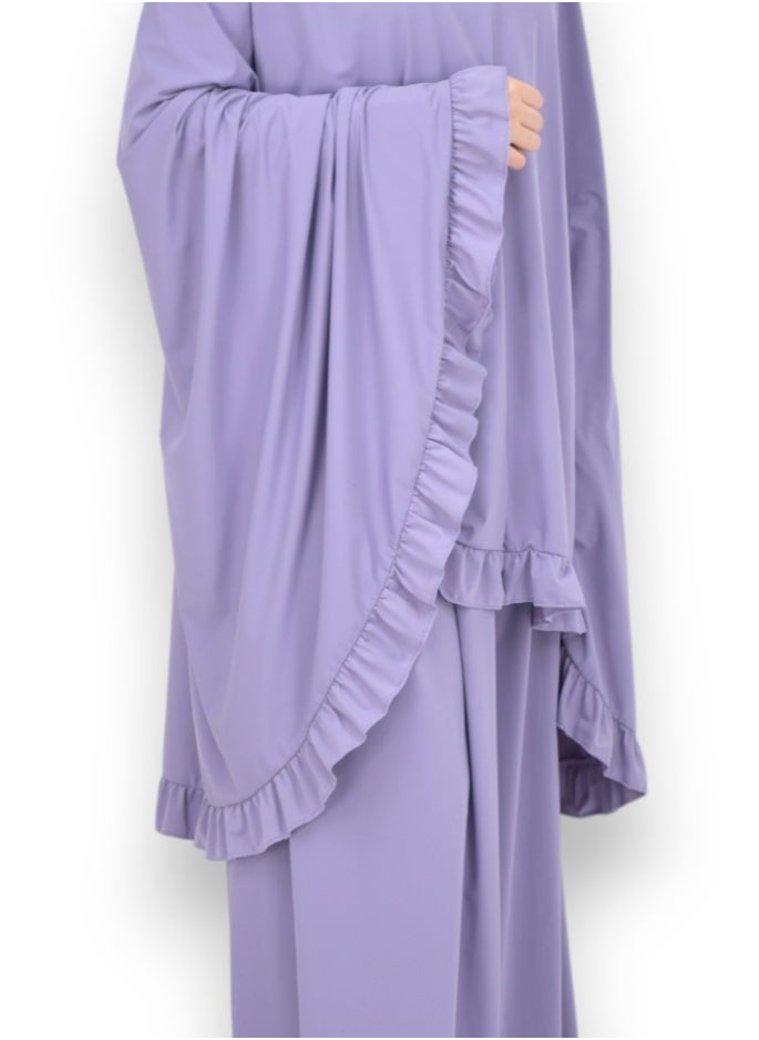 DAMAS COLLECTION - Two Piece Islamic prayer dress women the Long - Prayer Clothes for Women - Prayer Abaya For women - Jilbab 2 piece, Umrah essentials for women - Prayer set - Image 1