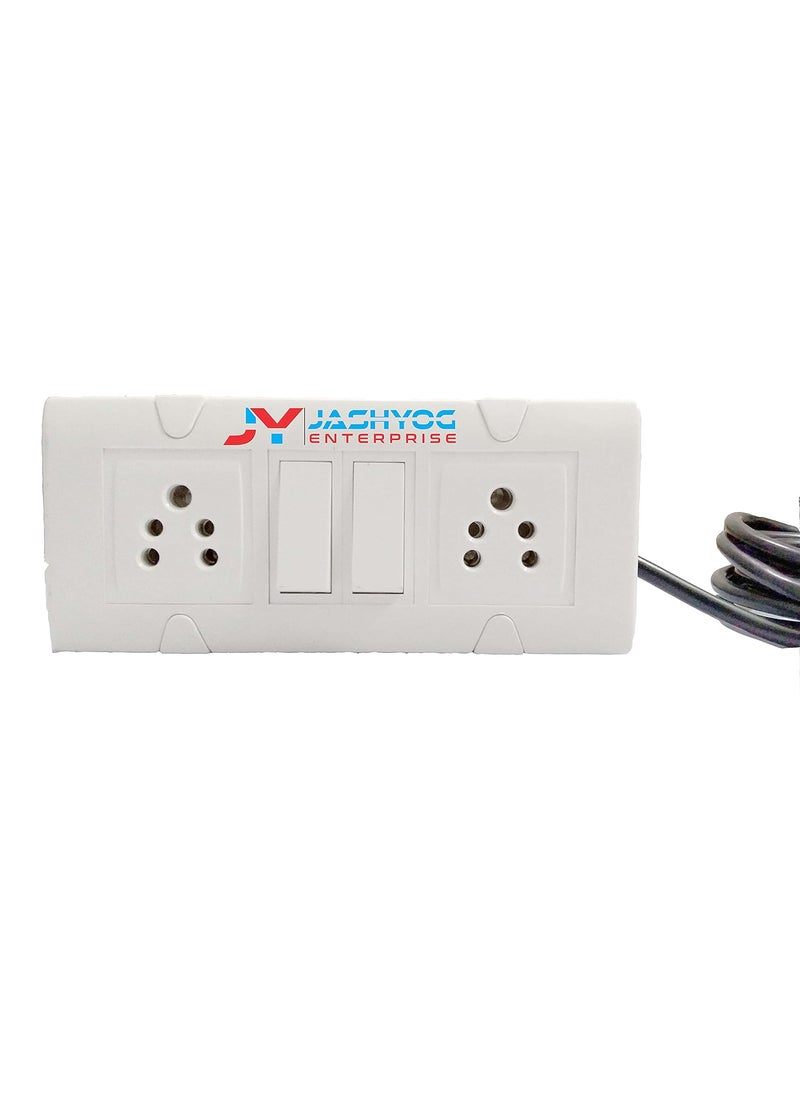 Jashyog Jashyog Electric Extension Board 5A 5A with Two Switch and Heavy Duty Wire 10 Meter  - Image 3