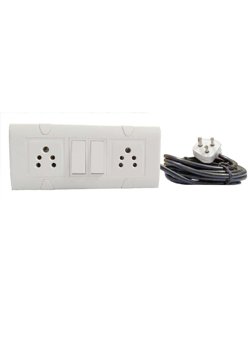 Jashyog Jashyog Electric Extension Board 5A 5A with Two Switch and Heavy Duty Wire 10 Meter  - Image 2