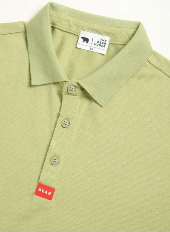 THE BEAR HOUSE Men's Polo Shirt for Casual & Semi-Formal Wear | Classic Collar Neck T-Shirt | Comfortable, Stylish & Versatile for Office, Travel, Outings & Everyday Use