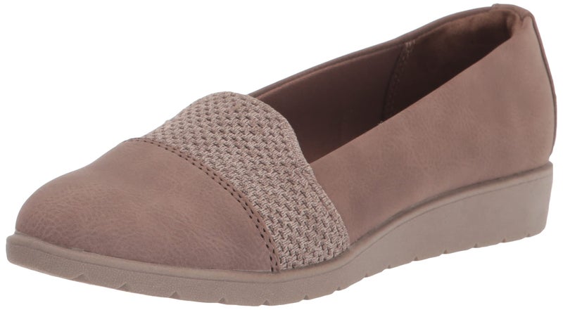 Skechers Modern Comfort Women's Women's Cleo Flex Wedge-SAY What Loafer Flat, Dark Taupe, 9.5 - Image 3