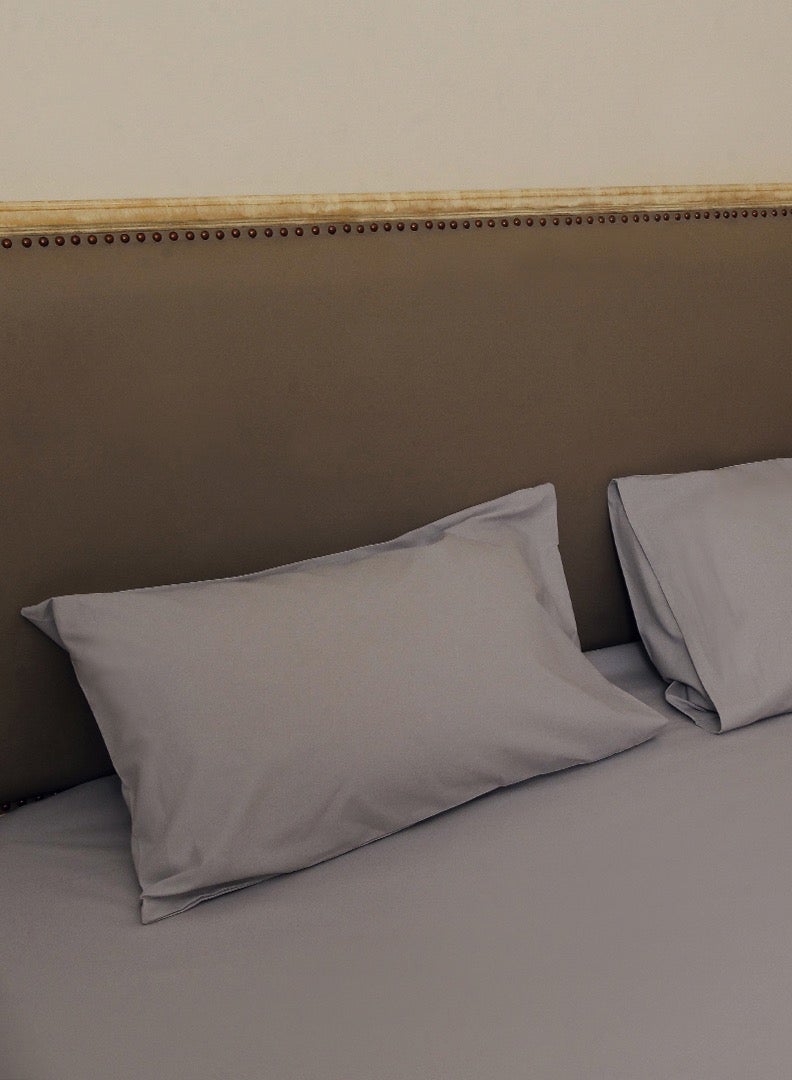 Home-Tex Design طقم ملاءات مسطحة مطبوعة مقاس كينج 100% من Hometex Design 3 قطع FERMANVILLE - 1 ملاءة مسطحة (240x260 سم) + 2 غطاء وسادة (50x80 سم) - Image 3