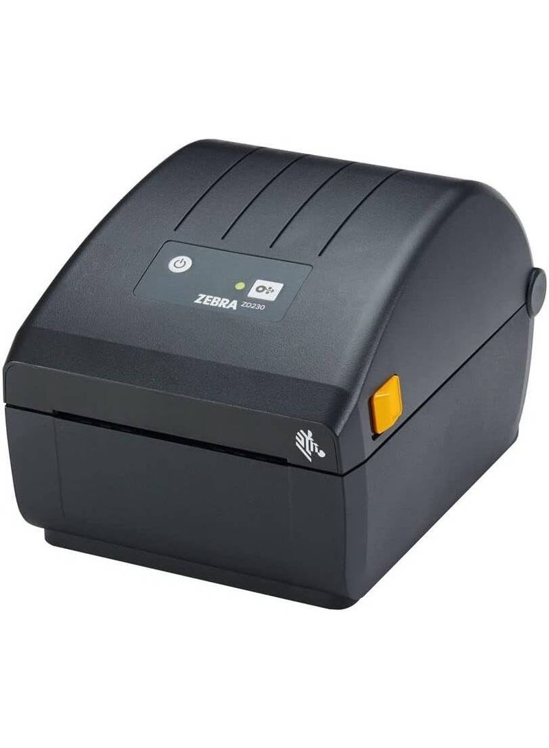 Zebra ZD230 Direct Thermal Print, 203 x 203 DPI Maximum Resolution, 152mm /sec Printing Speed, 10.4cm Max Printing Width, USB & Ethernet Interfaces, Black | ZD23042-30EC00EZ - Image 1