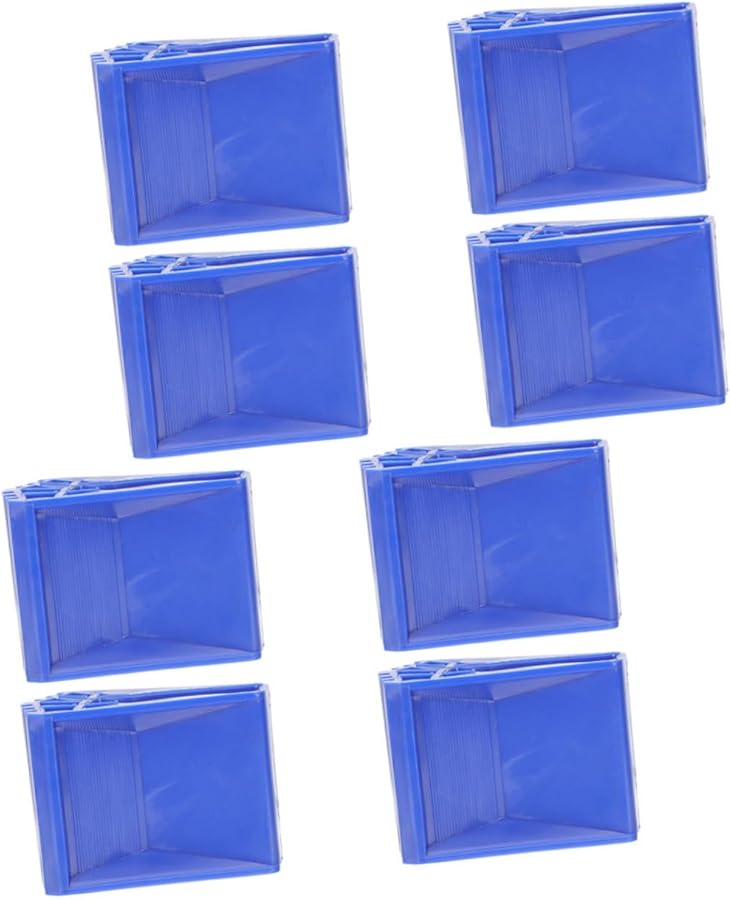Blue Ladder Foot Covers 8pcs Non Slip Rubber Leg Pads Replacement Mats for Stability - Image 1