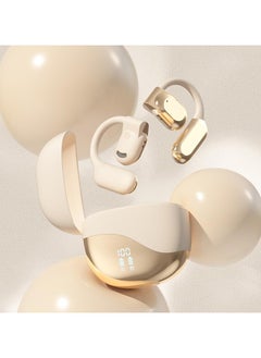 Wireless Earbuds Bluetooth Headphones, Bluetooth 5.4 Earphones, Playback Ear Buds Waterproof Wireless Charging Case and Dual Power Display, Over-Ear Stereo Bass Earphones