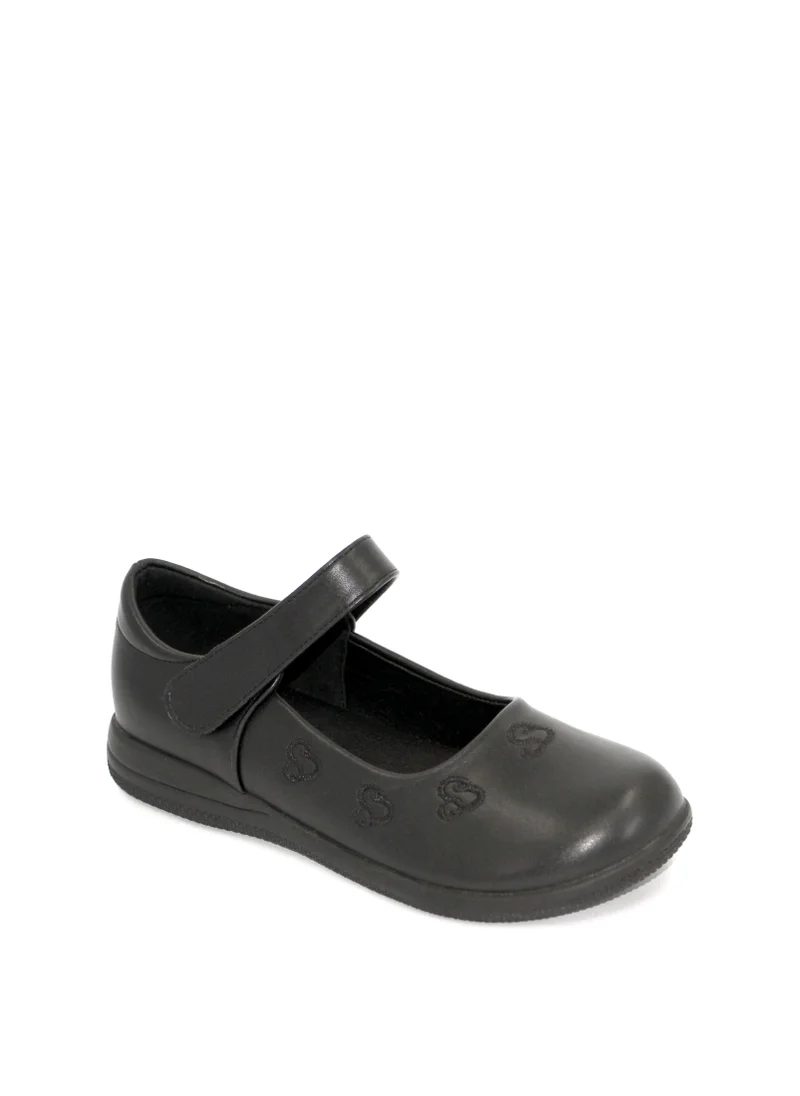 جيومني Girls School Shoes – Comfortable Black Formal Uniform Footwear for Daily Wear | Non-Slip Sole, Durable Stitching, Cushioned Insole | Back to School Essentials